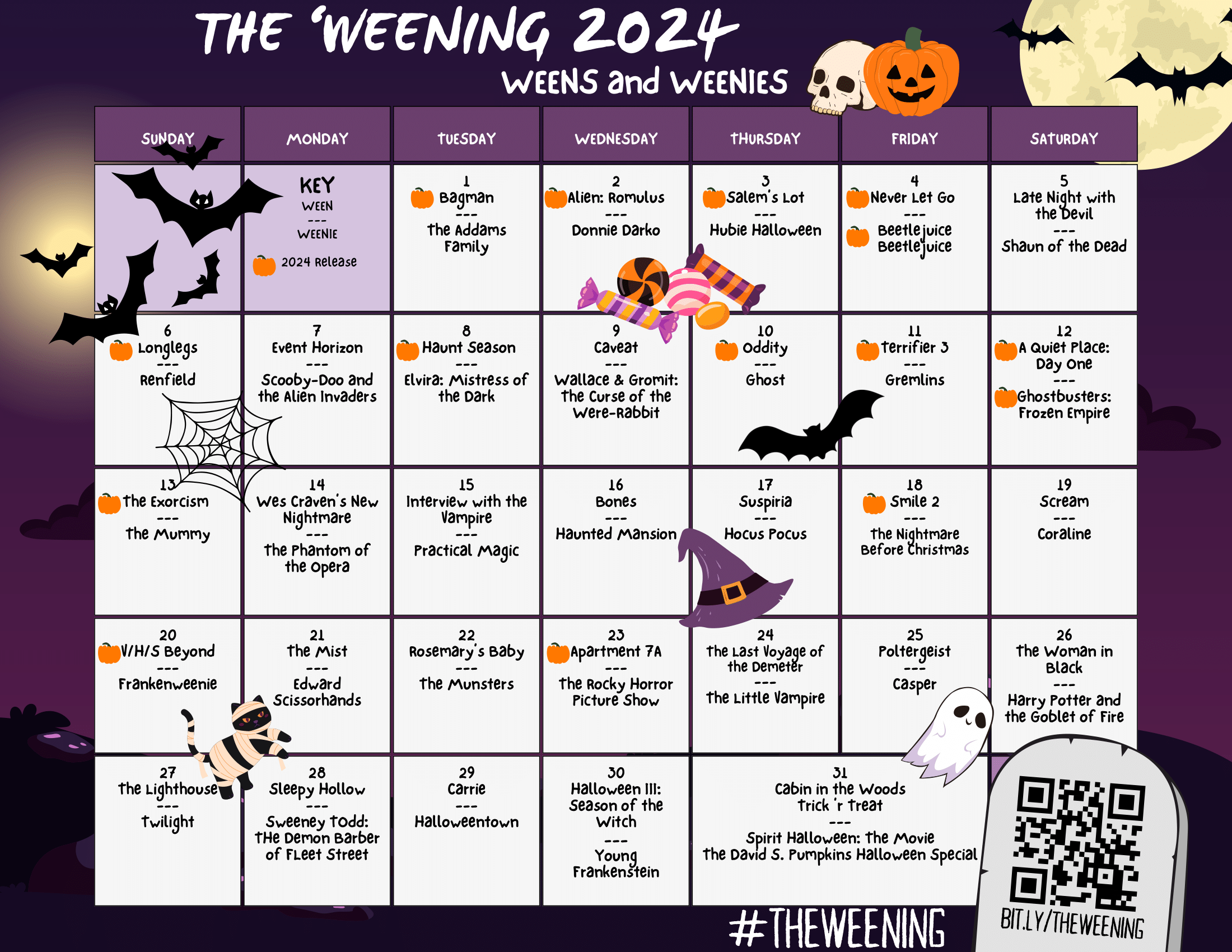 2024 'Weening Calendar